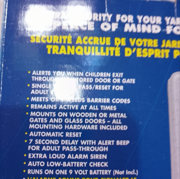 NWT Yard Guard Electronic Gate Alarm - Picture 4 of 5